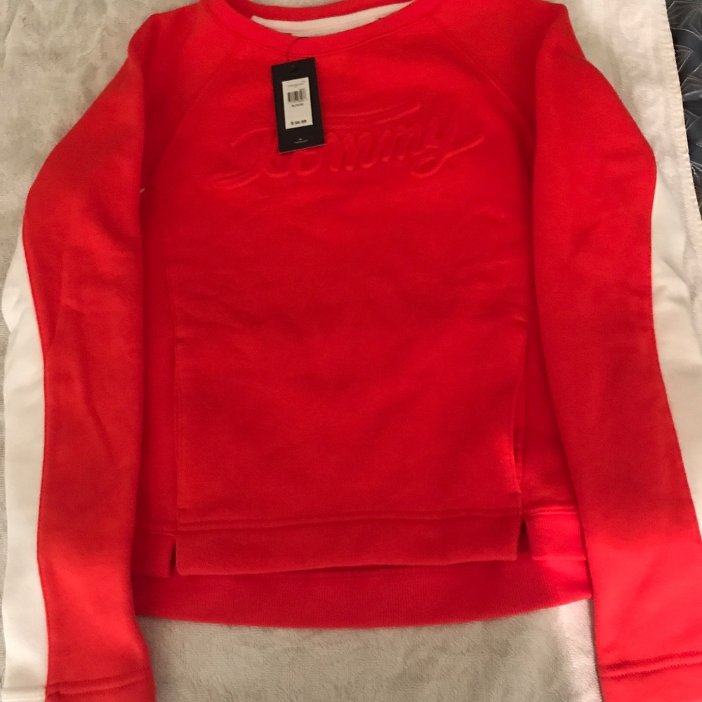 Tommy for Girls Sweatshirt XL size 16/18 Red